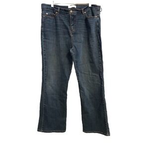 Levis 512 Womens Jeans 18M Perfectly Slimming Boot Cut Medium Wash Denim‎ Flaw